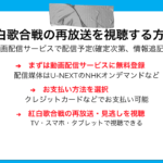 紅白歌合戦　再放送